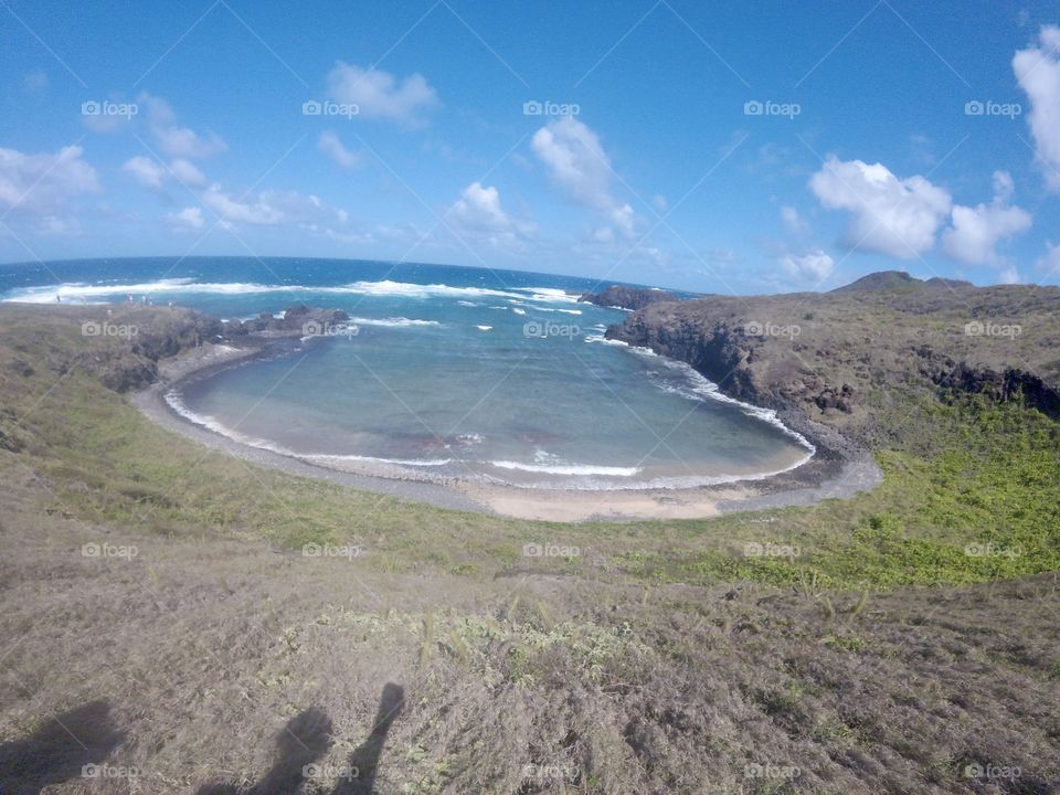 Fernando de Noronha beach. Sharks bay 