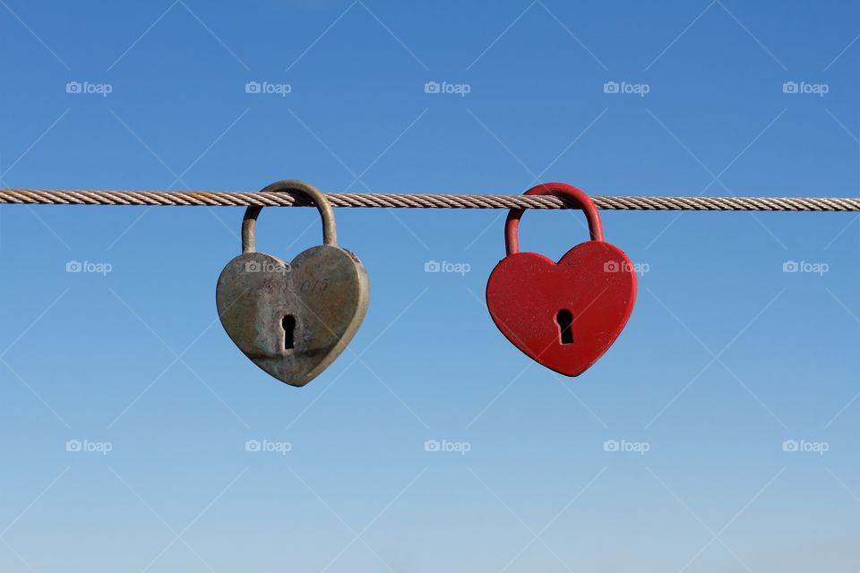 Padlocks, love in the air