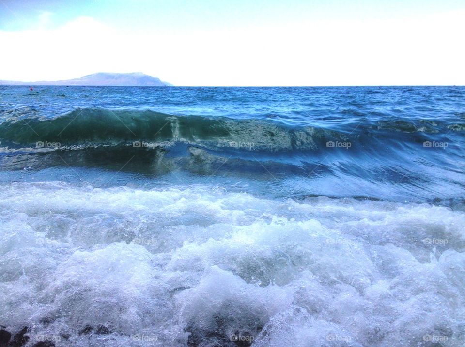 View of wave and seascape