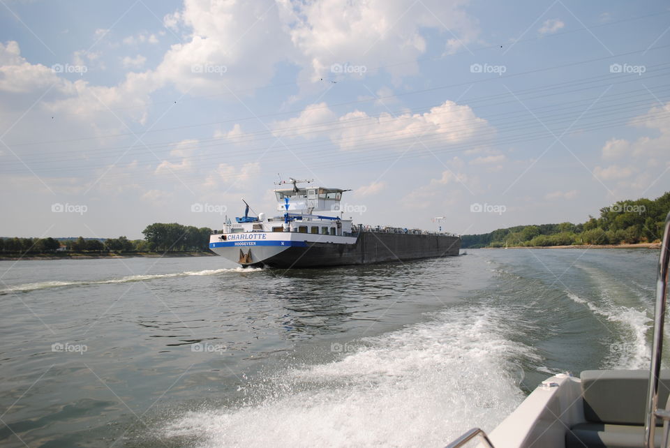 Ship Rhine River