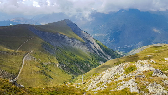 Scenic sight in Mont-de-lans in France
