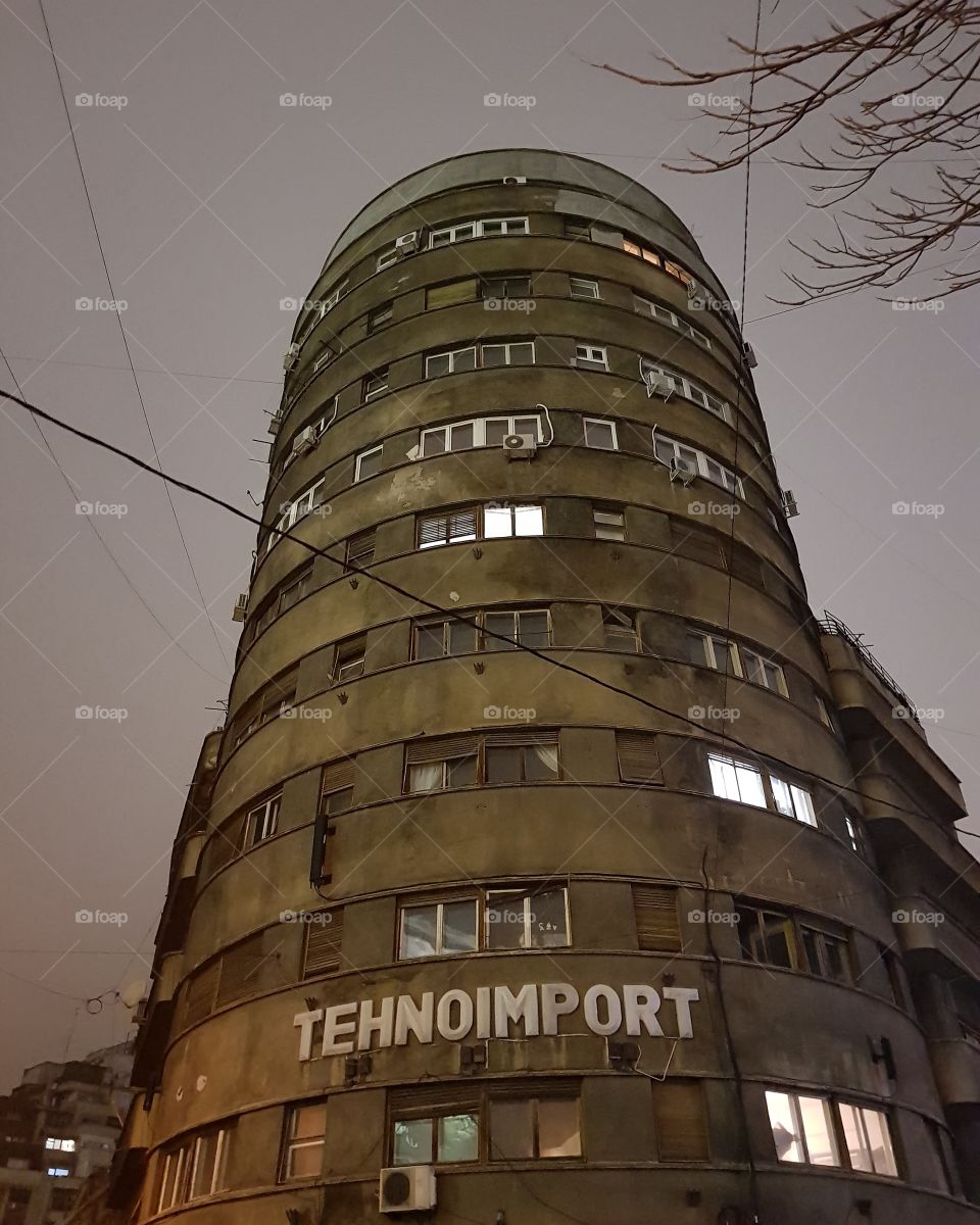 Tower Block, interwar period, modernism style, Bucharest, Romania