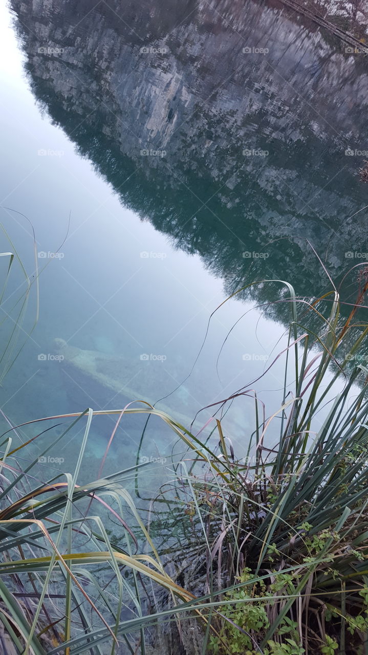 Boat under the water