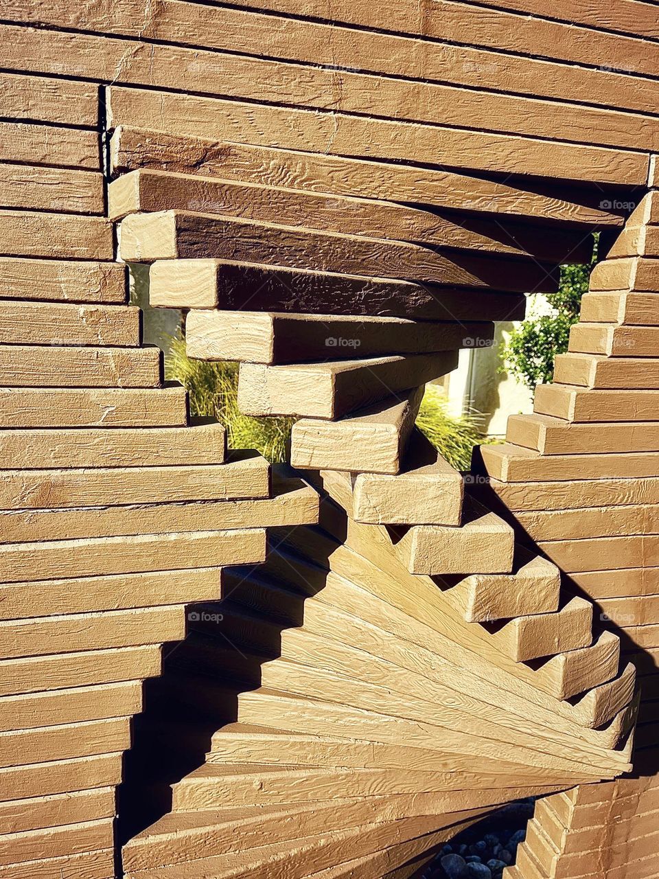 Rectangular Wooden Art Work