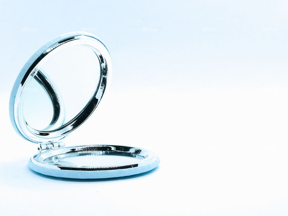 Mini compact mirror 2 sided