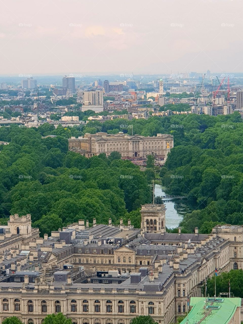 Buckingham Palace, View from London Eye