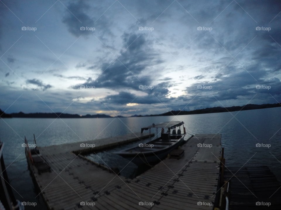 Batang Ai Lake View at evening~