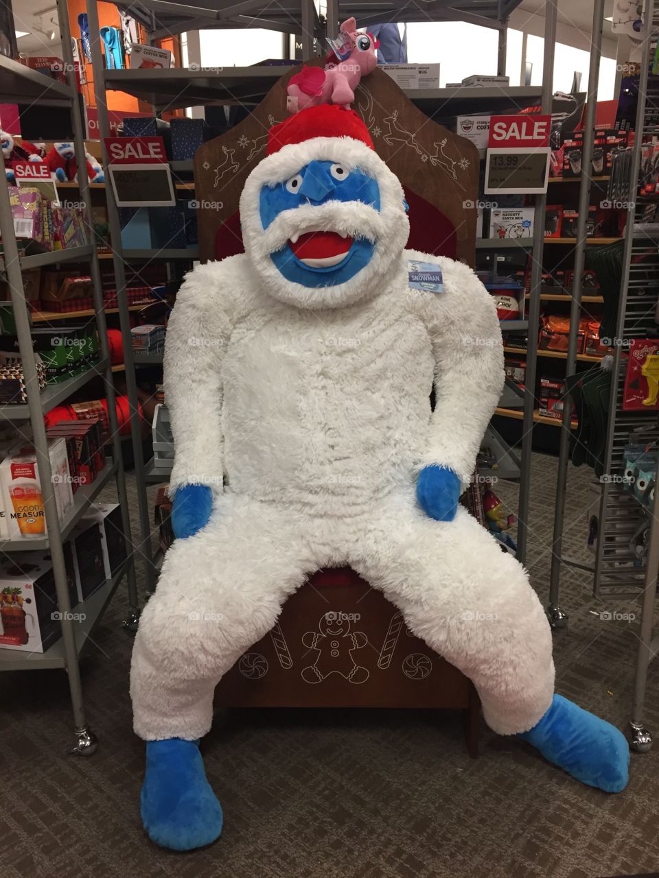 Abominable snowman stuffed!