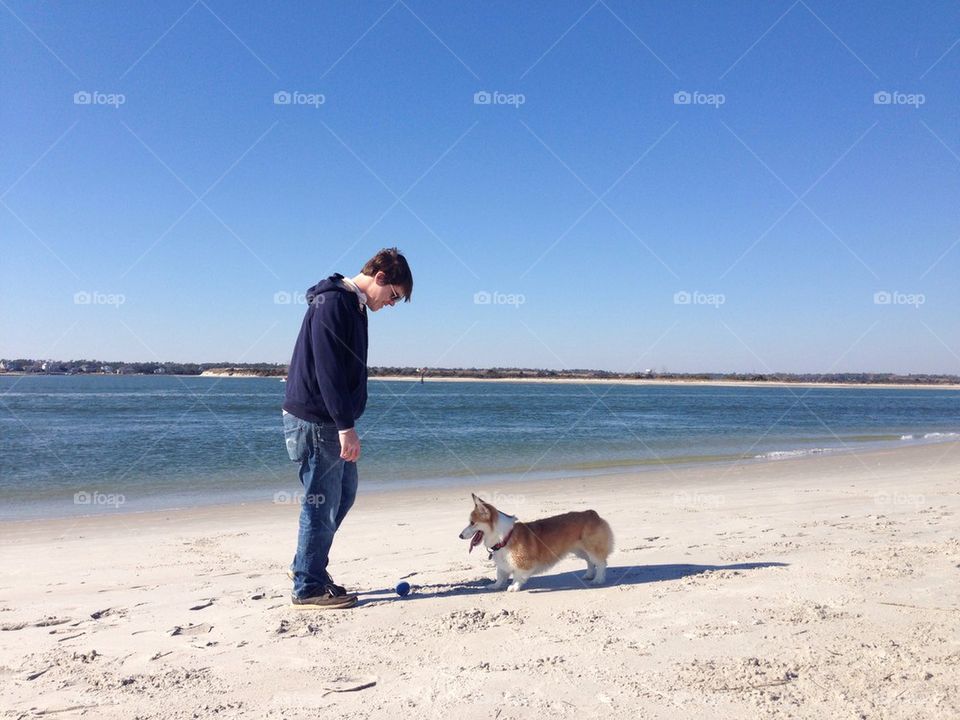 Boy and his dog