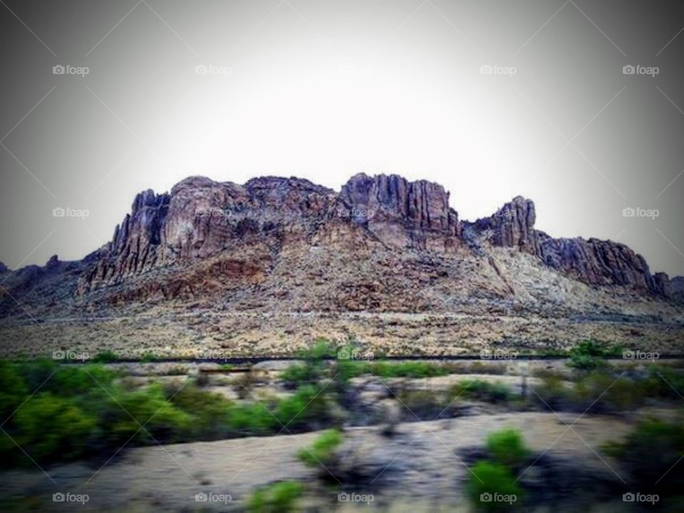 Mountains of I-10 West Bound