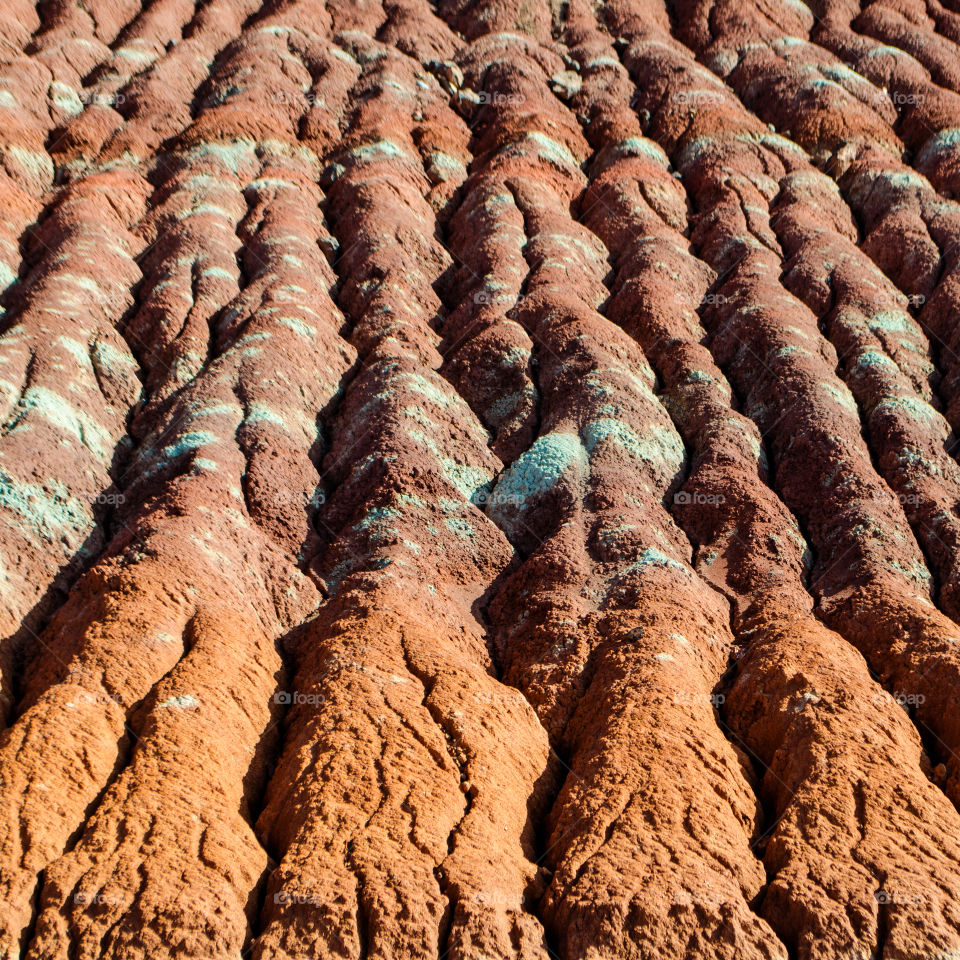 erosion exposed clay colors