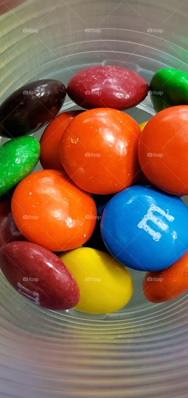 Colorful m&m