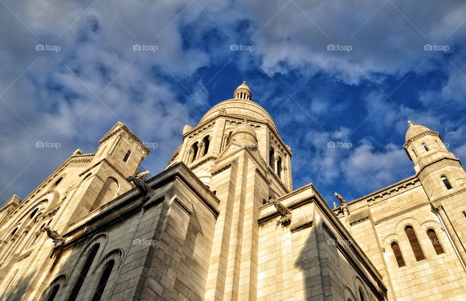 lights and shadows on the cathedral