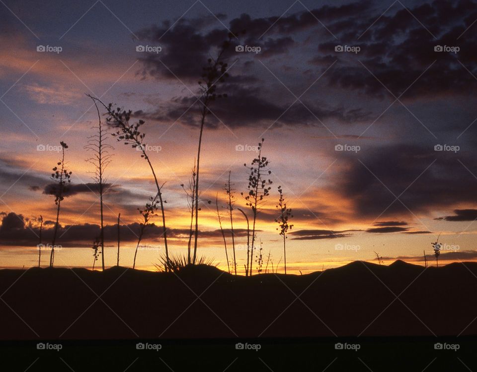 sunrise desert sunset clouds