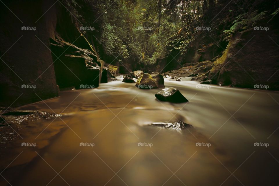 river water flow motion