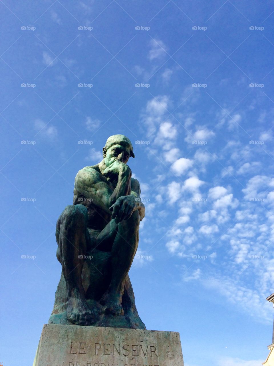 The Thinker by Rodin in Paris 