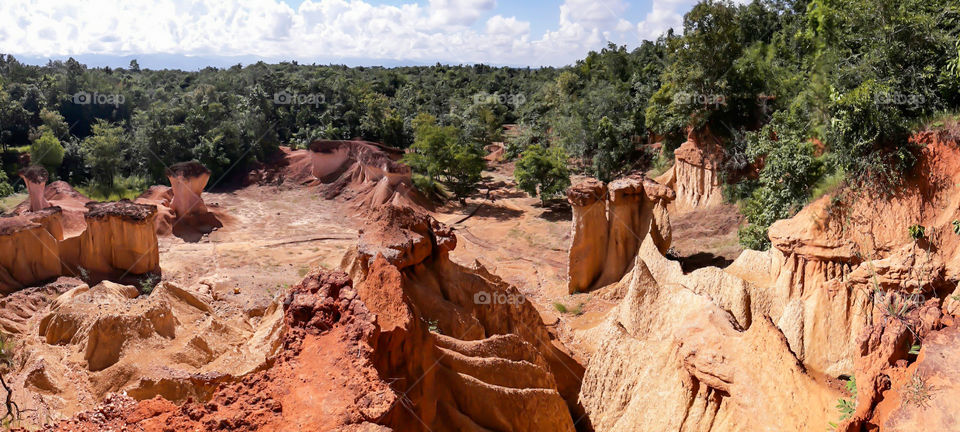 Grand Canyon of Thailand was known as Phae Mueang Phi ,Phrae in Thailand