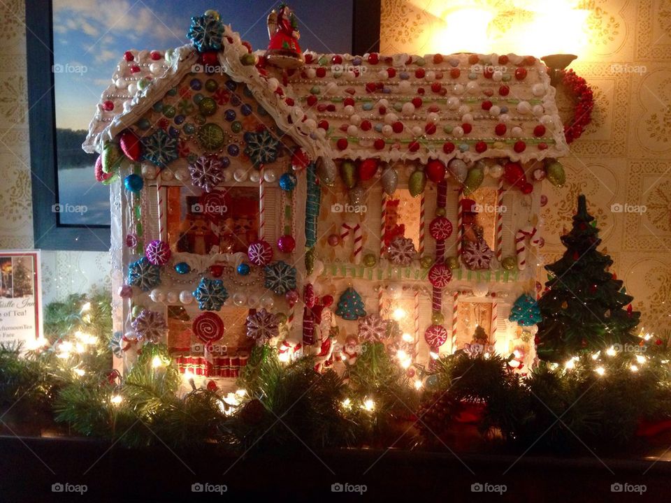 Christmas candy house