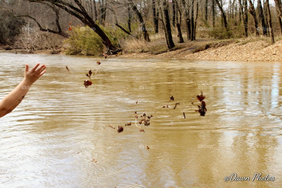 practice with leaves
