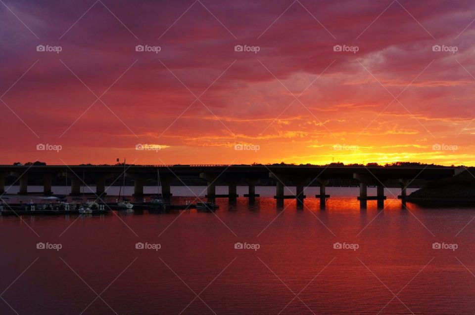 Sunset on the Lake