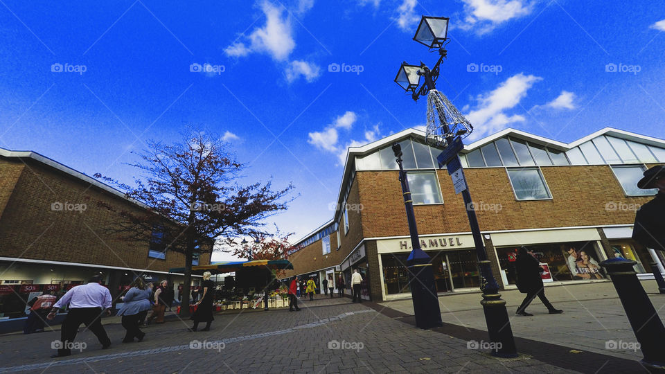 Shops. High street shops