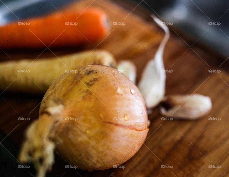 Vegetables in the Kitchen 