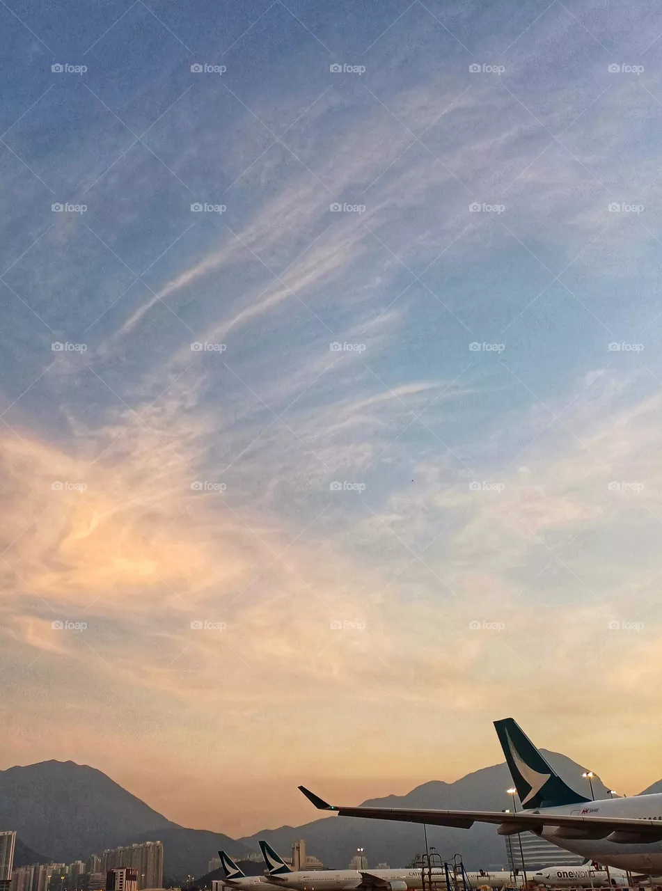 blue sky