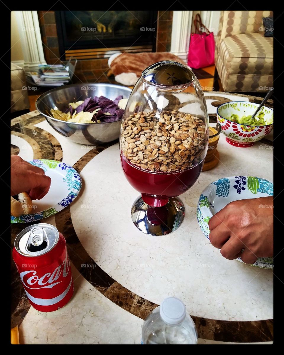 Arabic seeds and coca-cola!