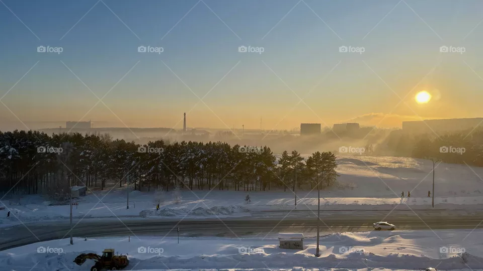 Sunny day, -35❄️