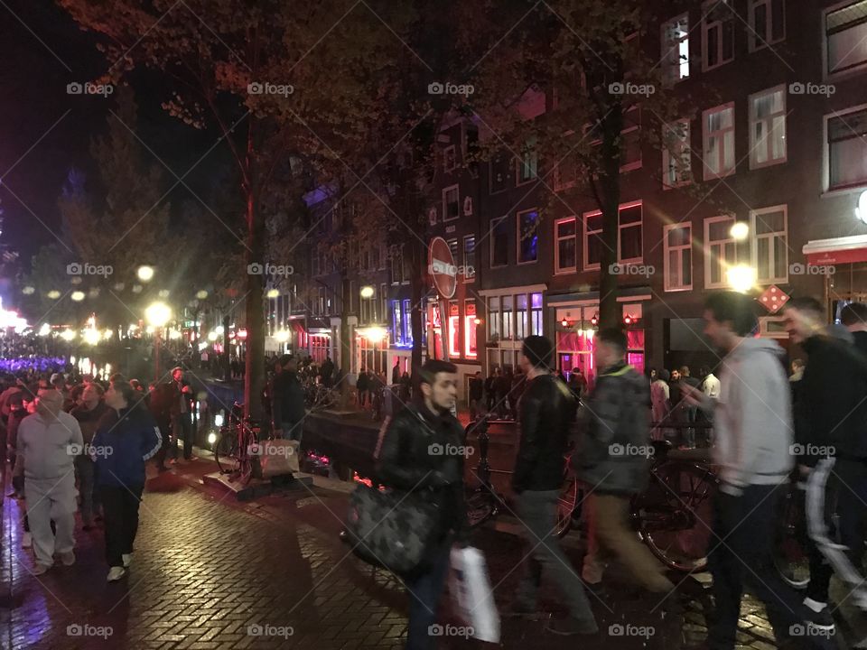 Amsterdam city night