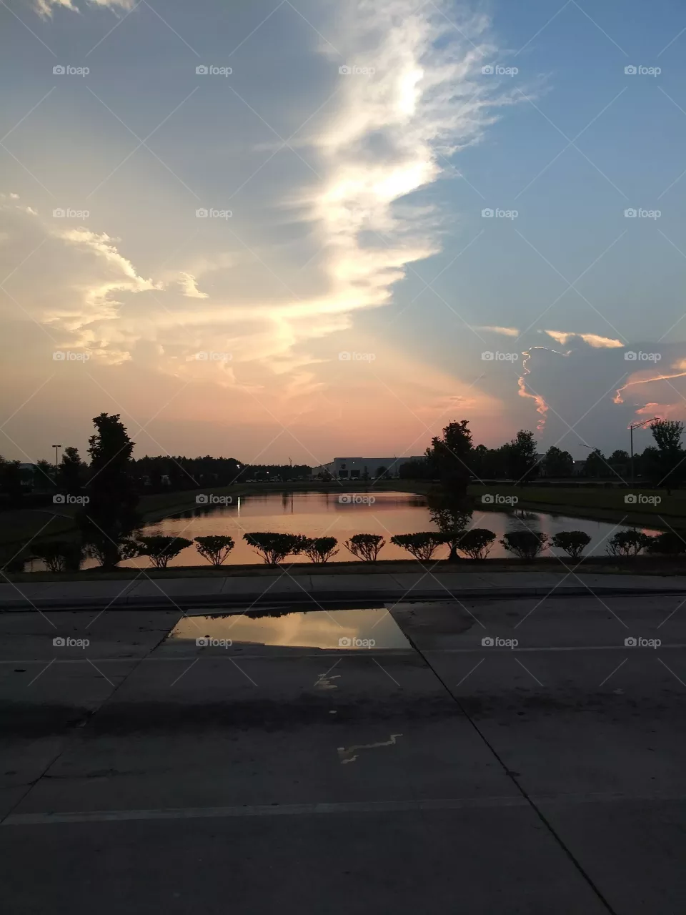 Sunsets at work 