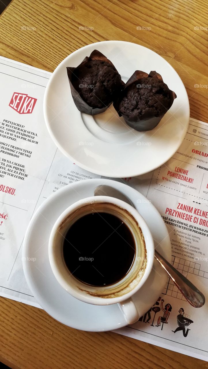 Coffee and muffins