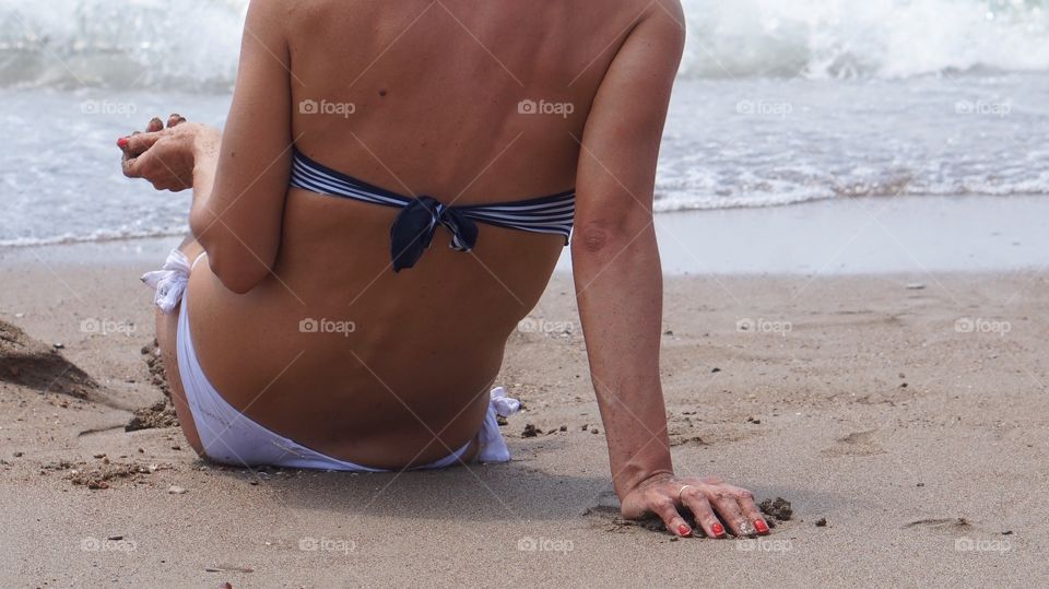 Beach, Sand, Sea, Water, People