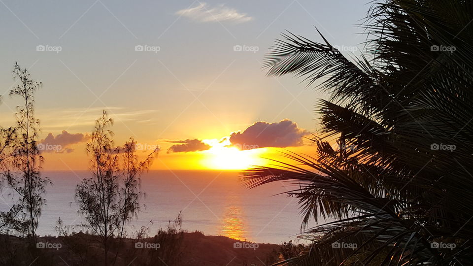 Beautiful Southern Guam sunset