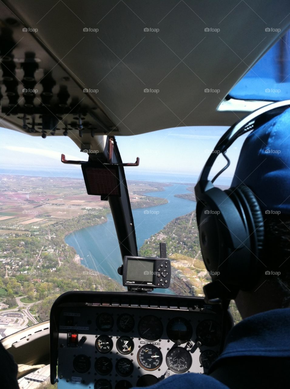 Niagara River by Helicopter 