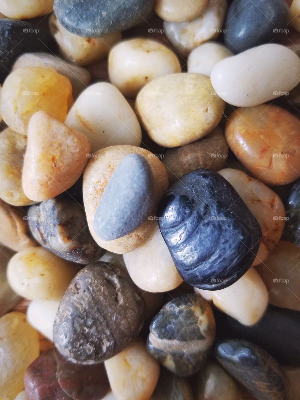 Top Down Pebbles