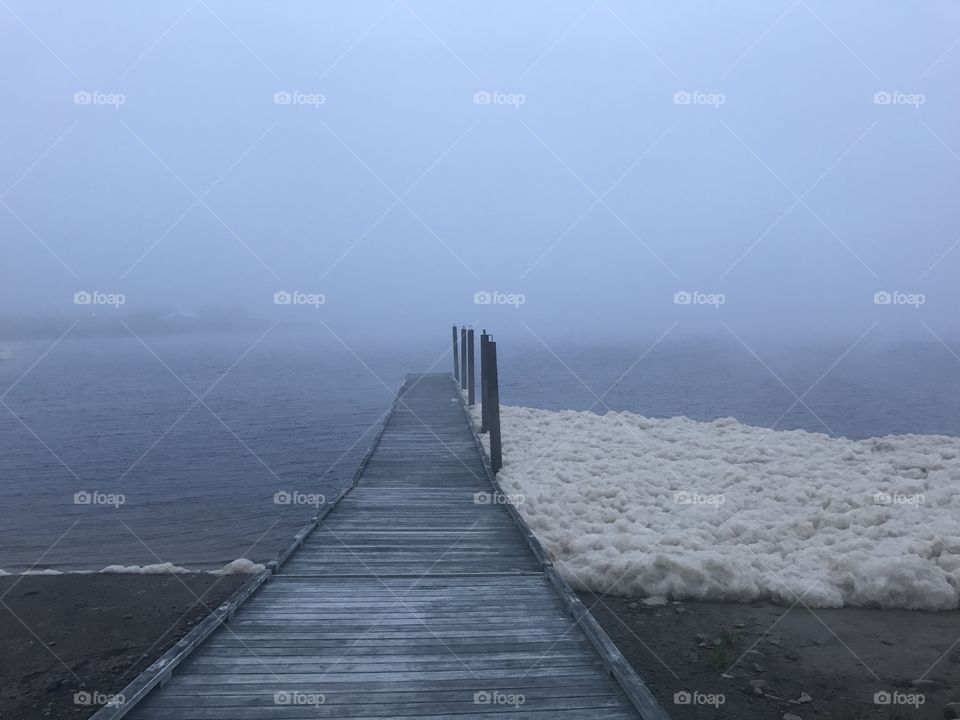 Foggy by the dock 