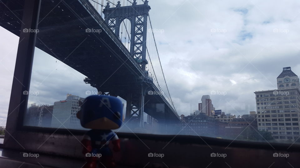 Captain America @ George Washington bridge