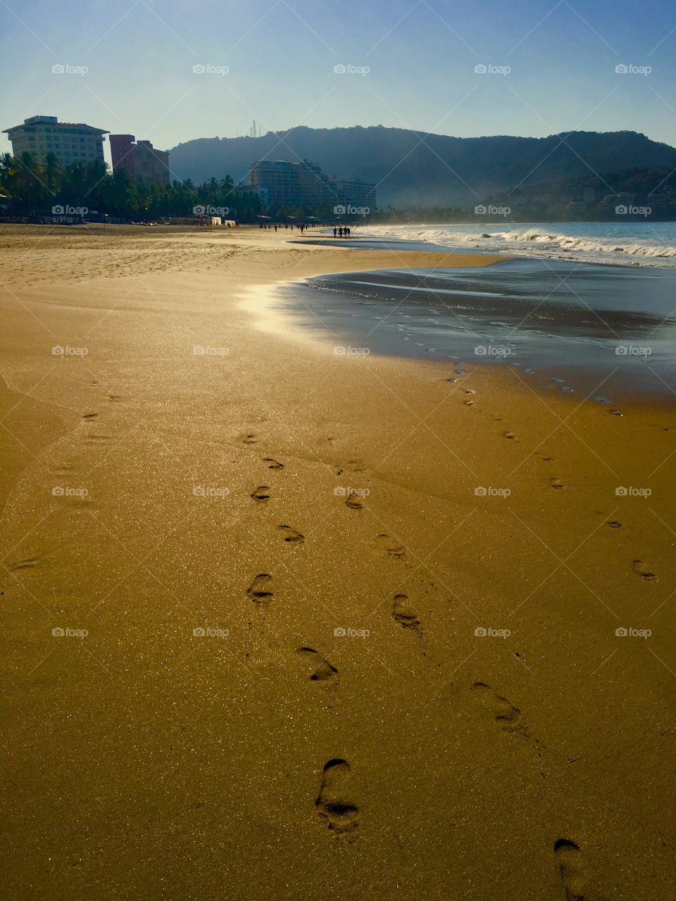 Footprints in the sand