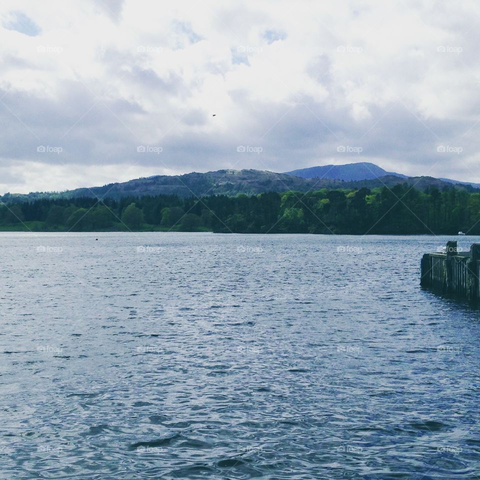 Pier at Ambleside . Ambleside pier in the Lake District, taken whilst waiting for a boat to Bowness 