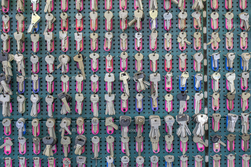 Collection Keys At The De Sleutelkluis Shop Amsterdam The Netherlands 2018