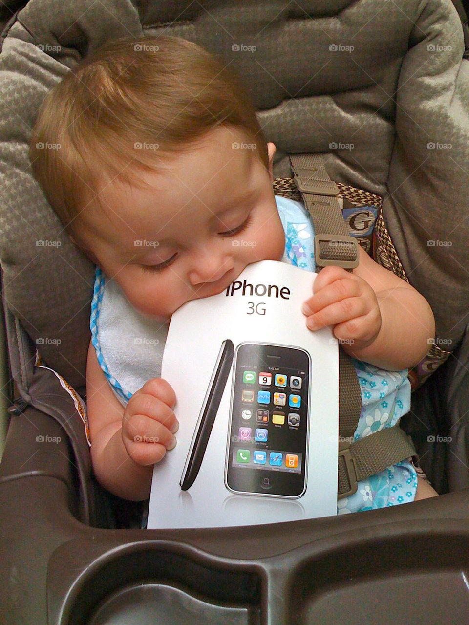 baby funny cute iphone by cable