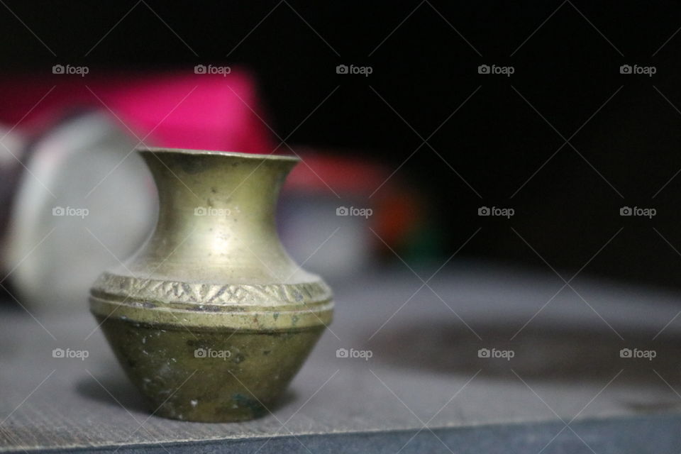 Bronze pot antique 