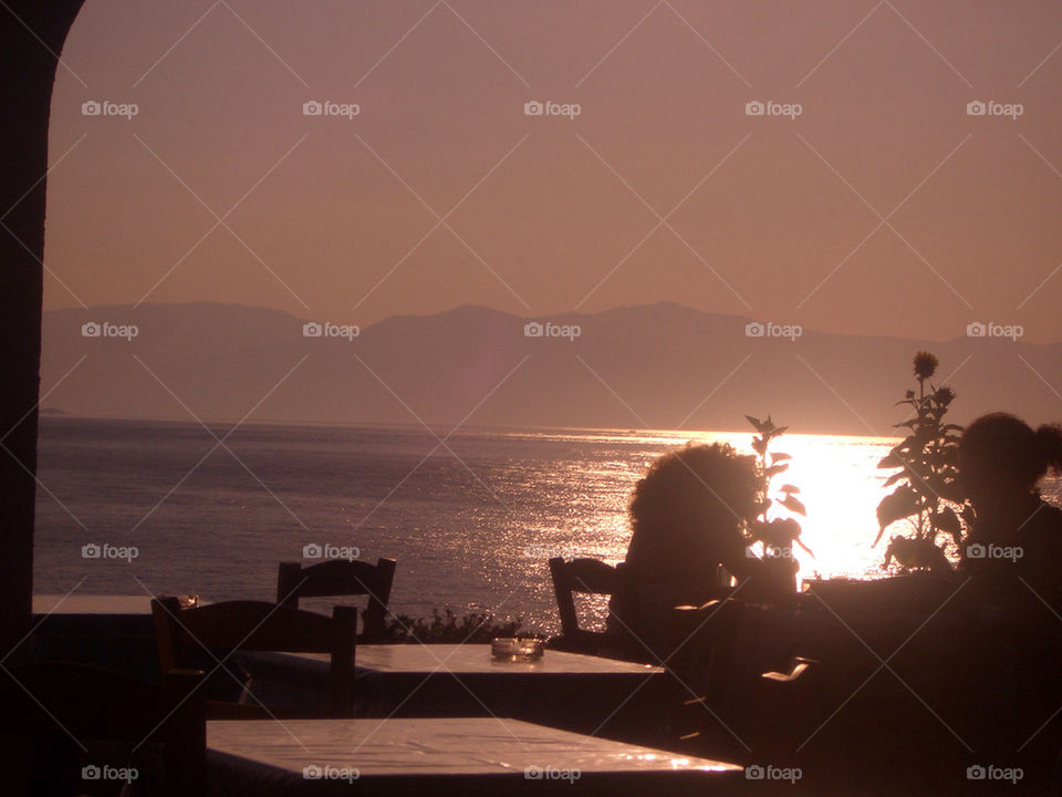 aegean tourism chair sunlight by stefdi85