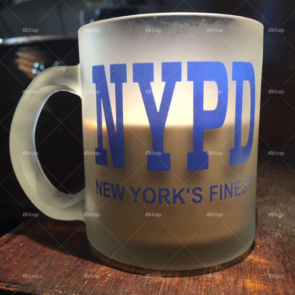 New York Police Department coffee mug
