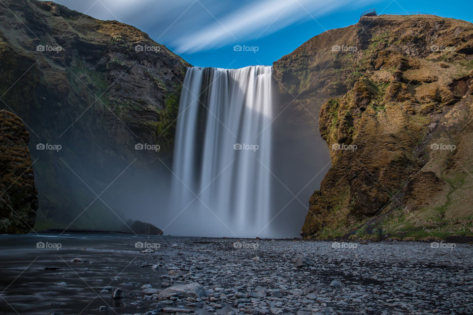 Skogafoss waterfall in Iceland 