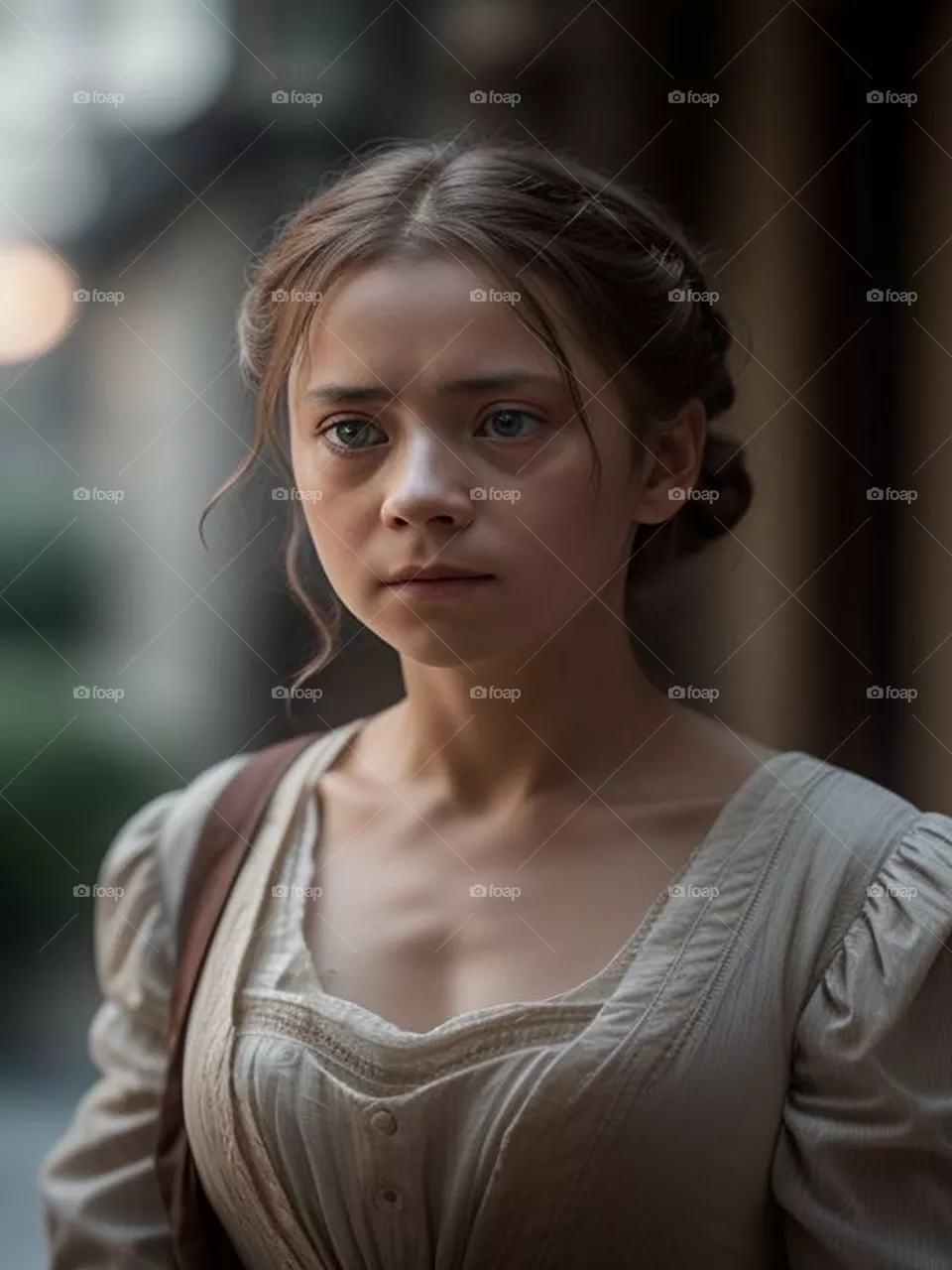Sad beautiful girl