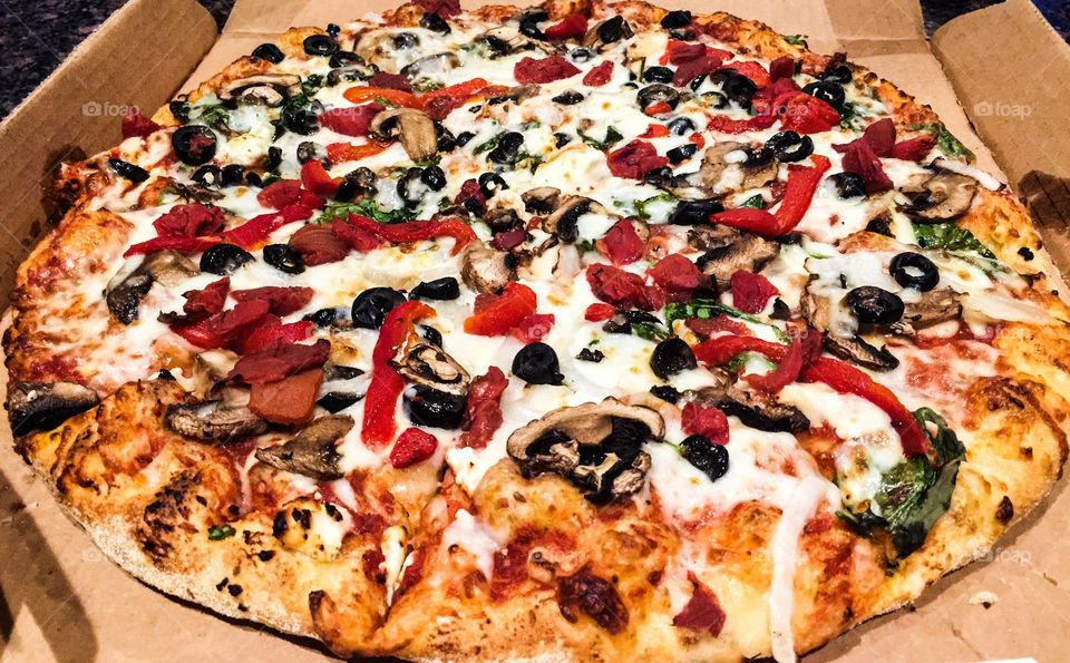 Veggie pizza