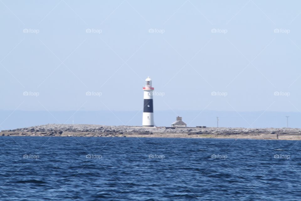 Lighthouse  on the coast