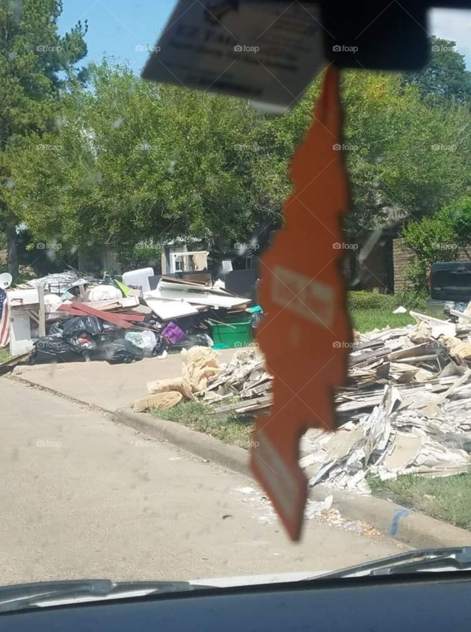 Cleanup after Hurricane Harvey.